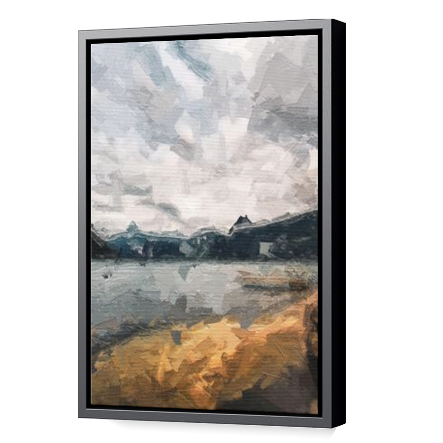 Thumbnail for Canvas - Black Floating Frame