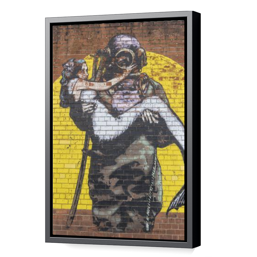 Thumbnail for Canvas - Black Floating Frame