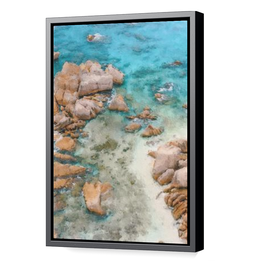 Thumbnail for Canvas - Black Floating Frame