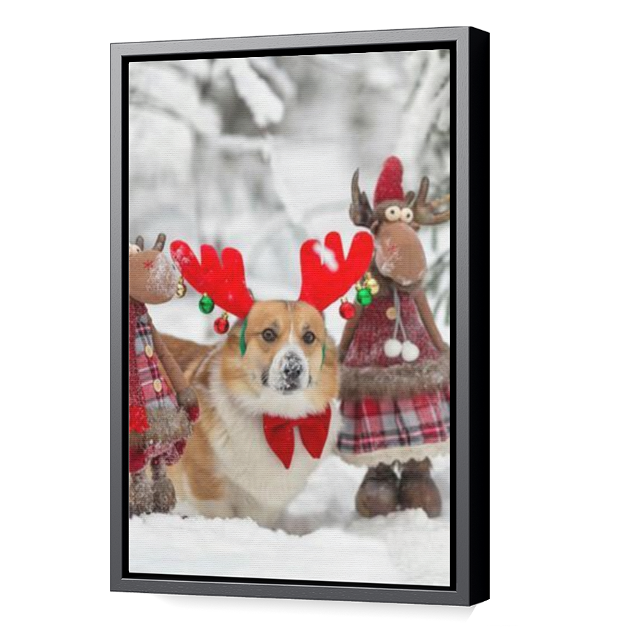 Thumbnail for Canvas - Black Floating Frame