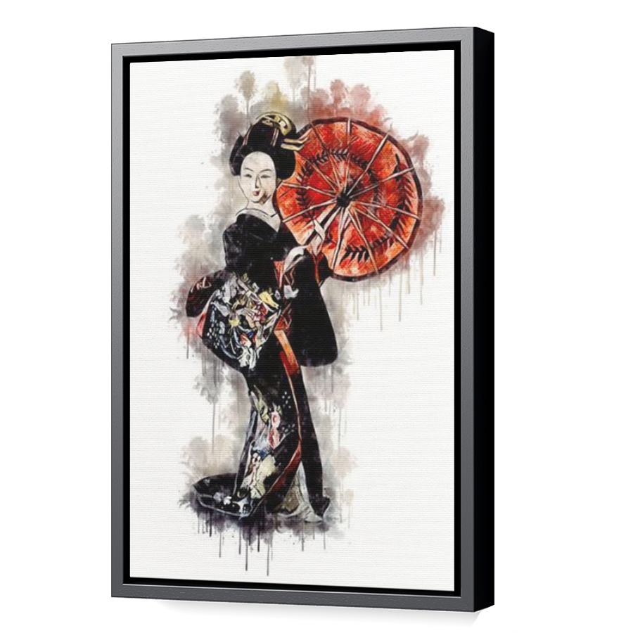 Thumbnail for Canvas - Black Floating Frame