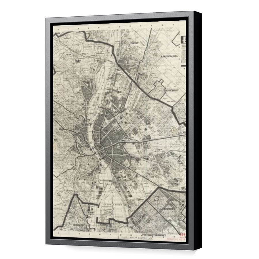 Thumbnail for Canvas - Black Floating Frame