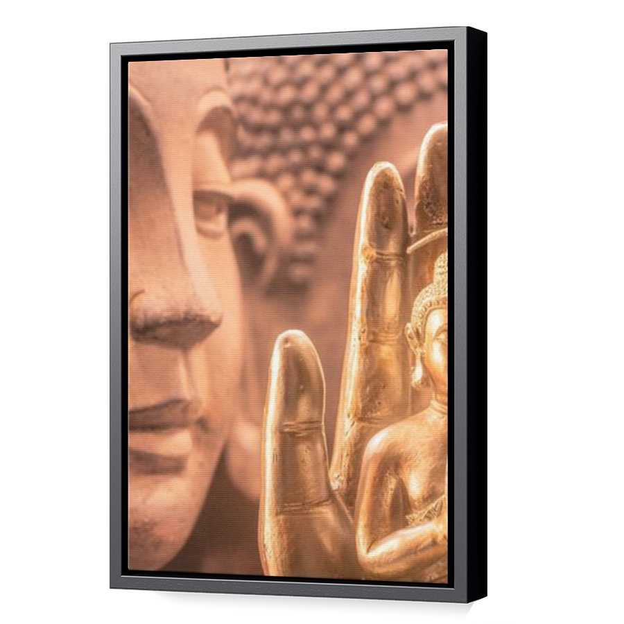 Thumbnail for Canvas - Black Floating Frame