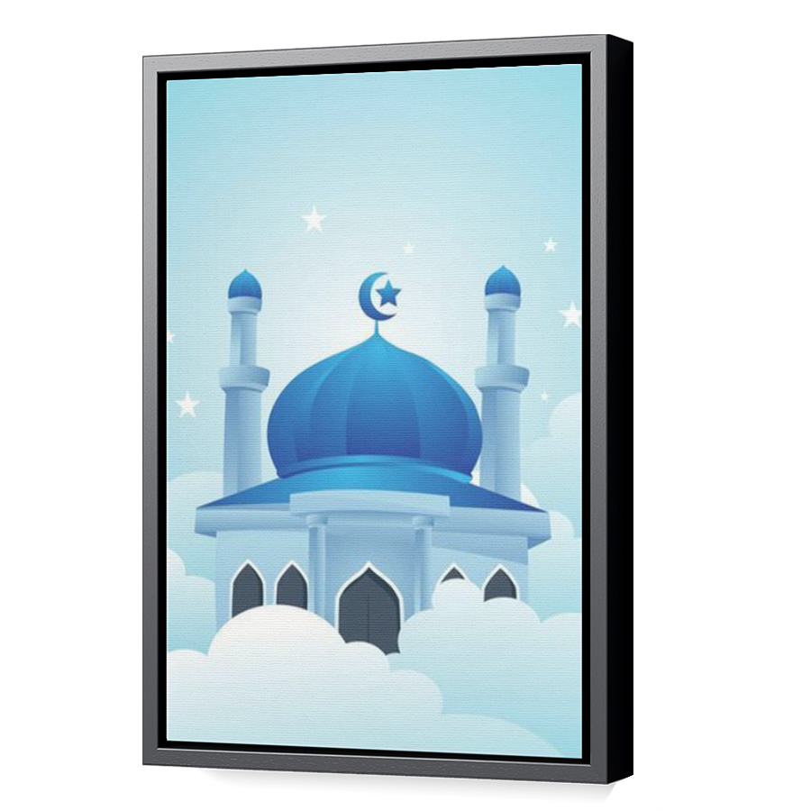 Thumbnail for Canvas - Black Floating Frame
