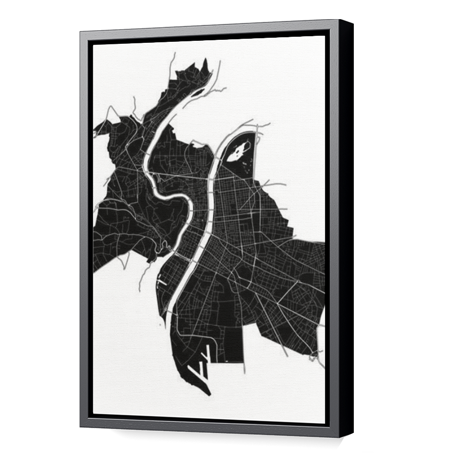 Thumbnail for Canvas - Black Floating Frame
