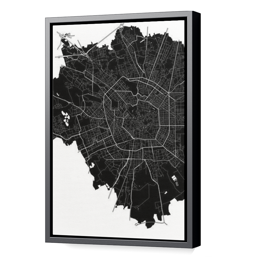 Thumbnail for Canvas - Black Floating Frame