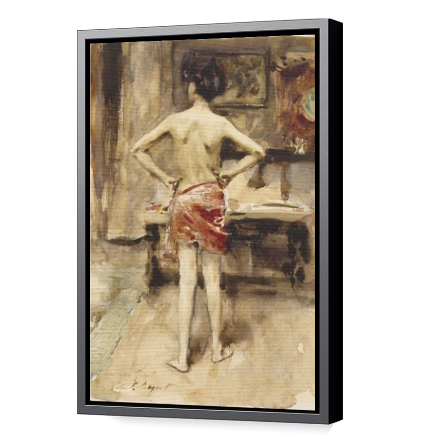Thumbnail for Canvas - Black Floating Frame