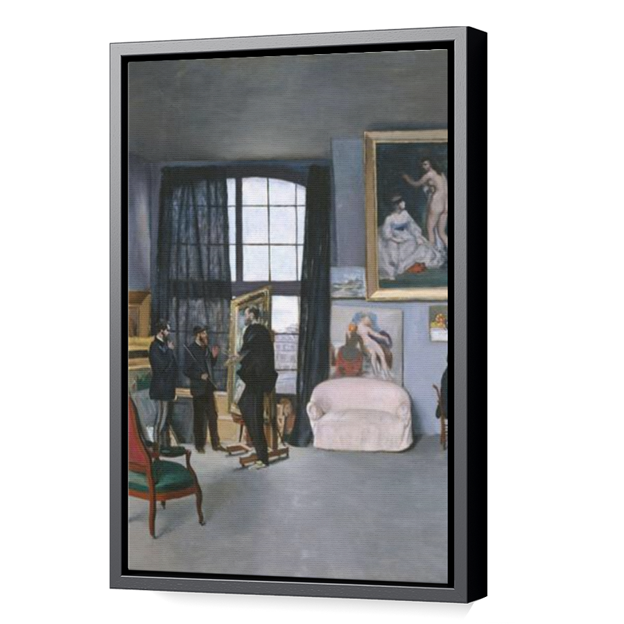 Thumbnail for Canvas - Black Floating Frame