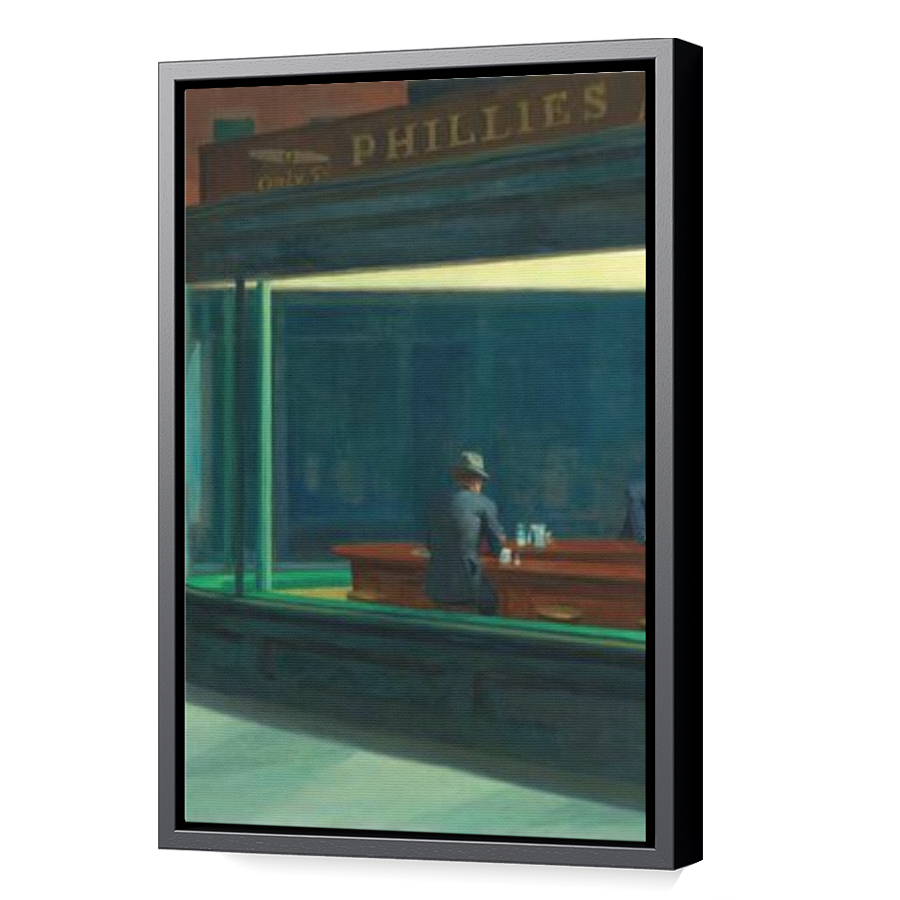 Thumbnail for Canvas - Black Floating Frame
