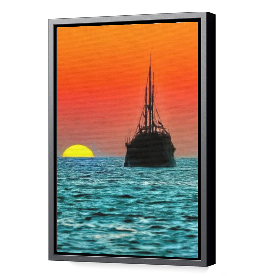 Thumbnail for Canvas - Black Floating Frame