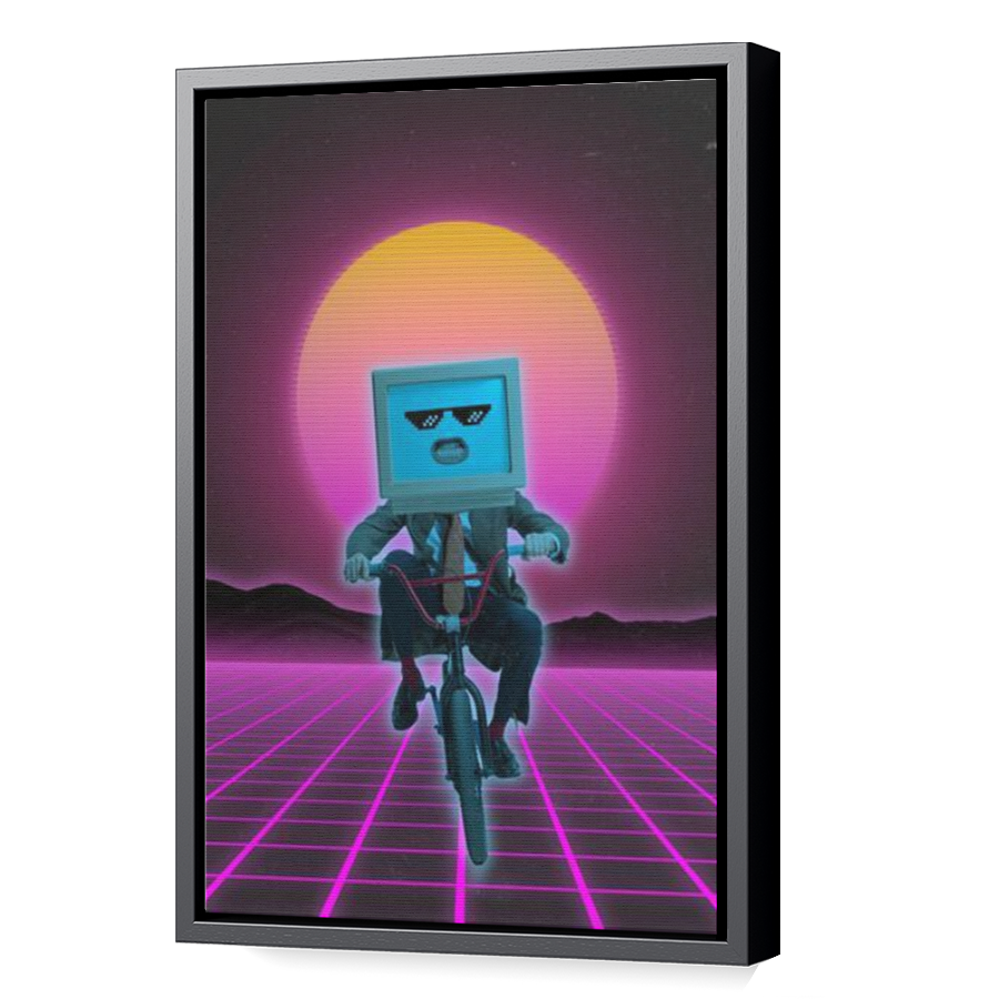 Thumbnail for Canvas - Black Floating Frame
