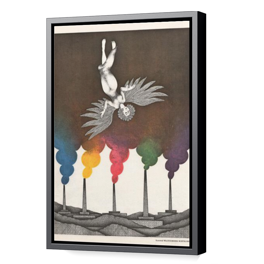 Thumbnail for Canvas - Black Floating Frame