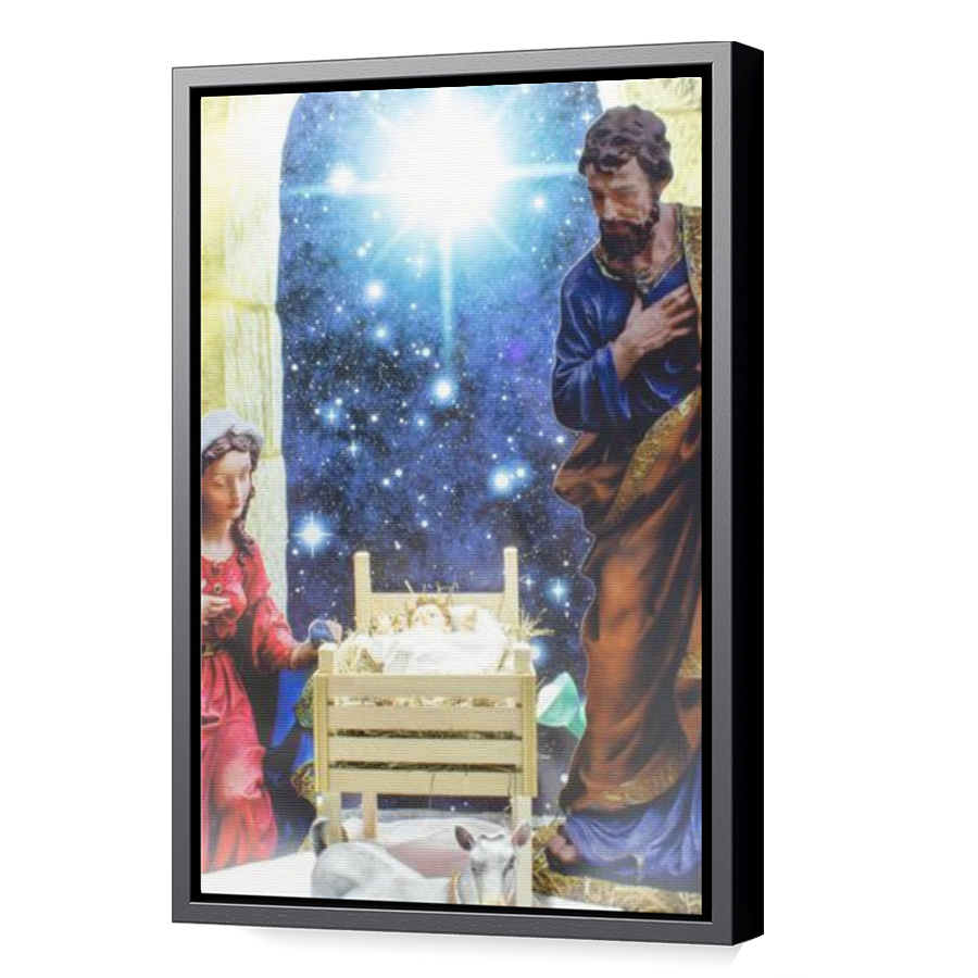 Thumbnail for Canvas - Black Floating Frame
