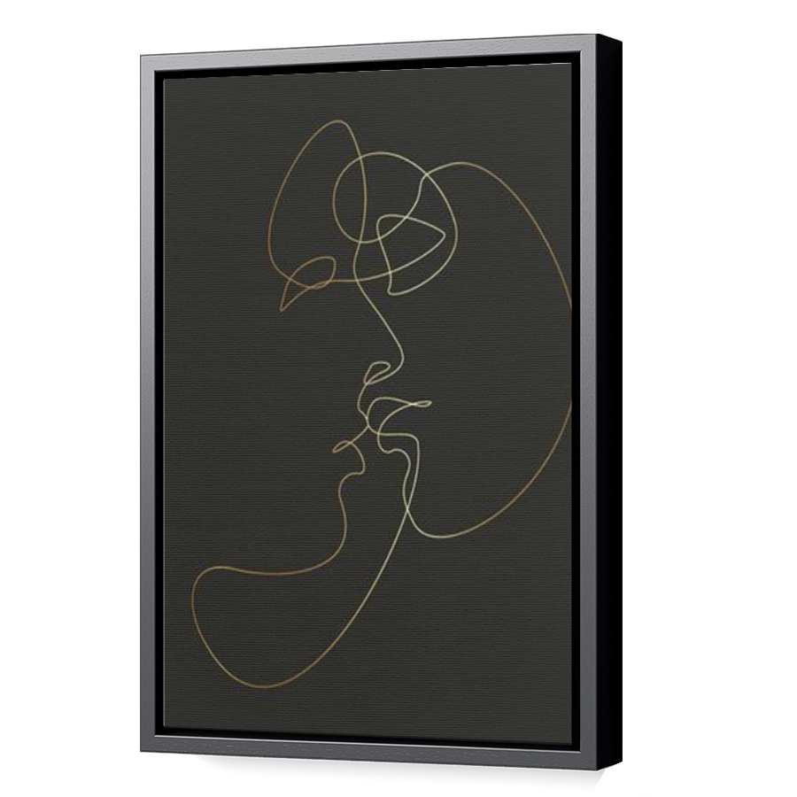 Thumbnail for Canvas - Black Floating Frame