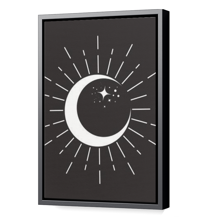 Thumbnail for Canvas - Black Floating Frame