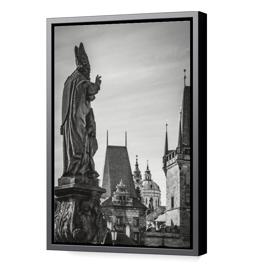 Thumbnail for Canvas - Black Floating Frame