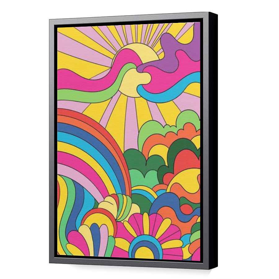 Thumbnail for Canvas - Black Floating Frame