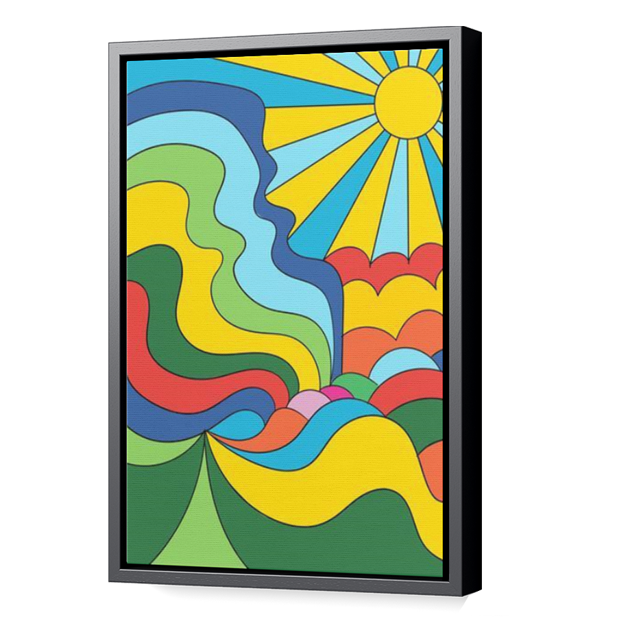 Thumbnail for Canvas - Black Floating Frame