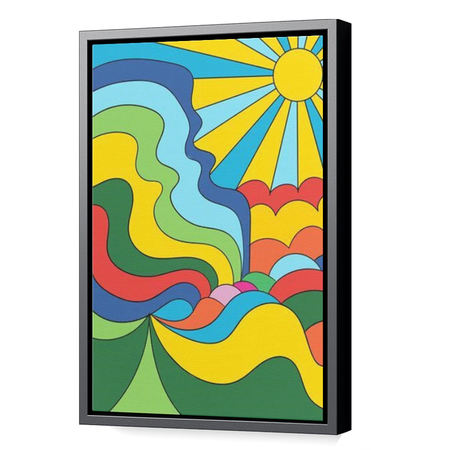 Thumbnail for Canvas - Black Floating Frame