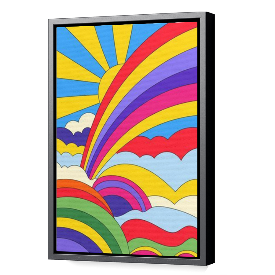 Thumbnail for Canvas - Black Floating Frame