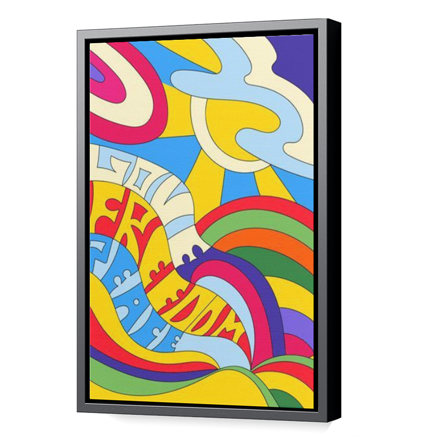 Thumbnail for Canvas - Black Floating Frame