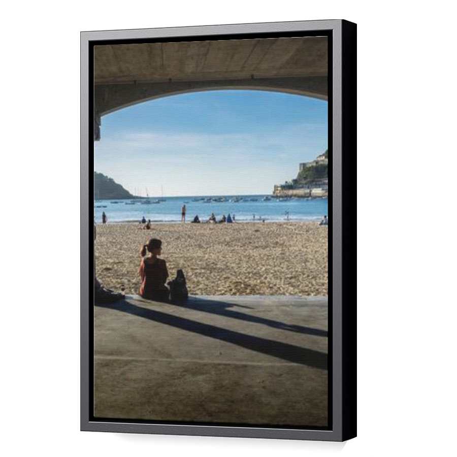Thumbnail for Canvas - Black Floating Frame