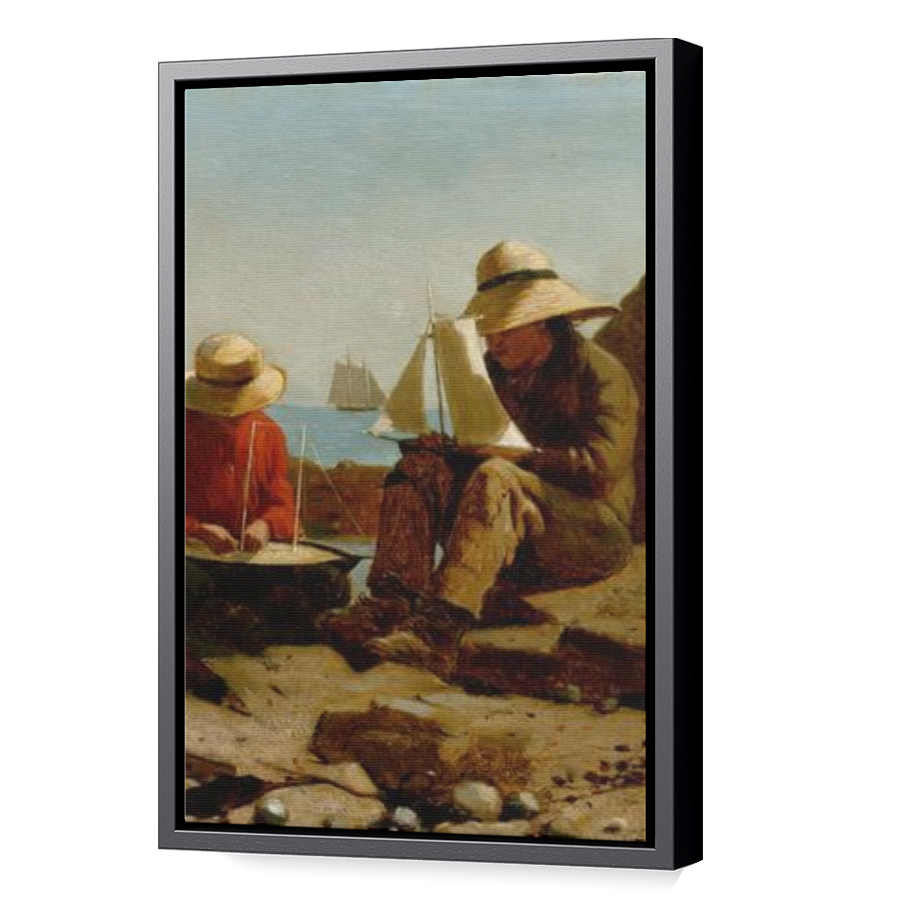Thumbnail for Canvas - Black Floating Frame