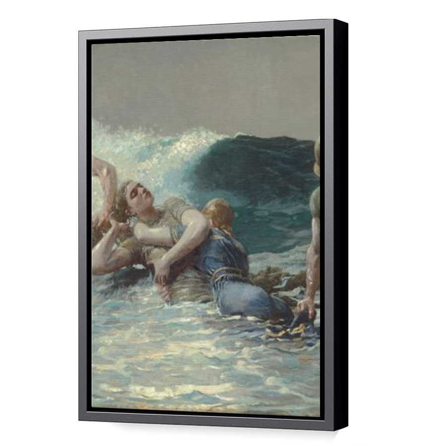 Thumbnail for Canvas - Black Floating Frame