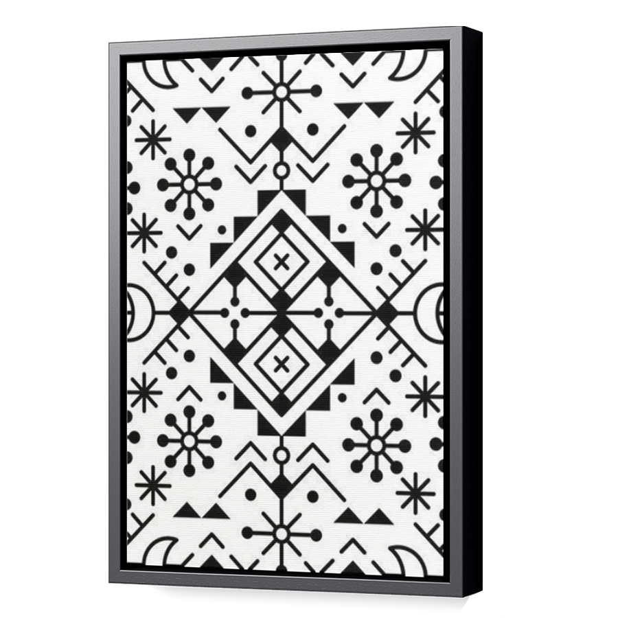 Thumbnail for Canvas - Black Floating Frame