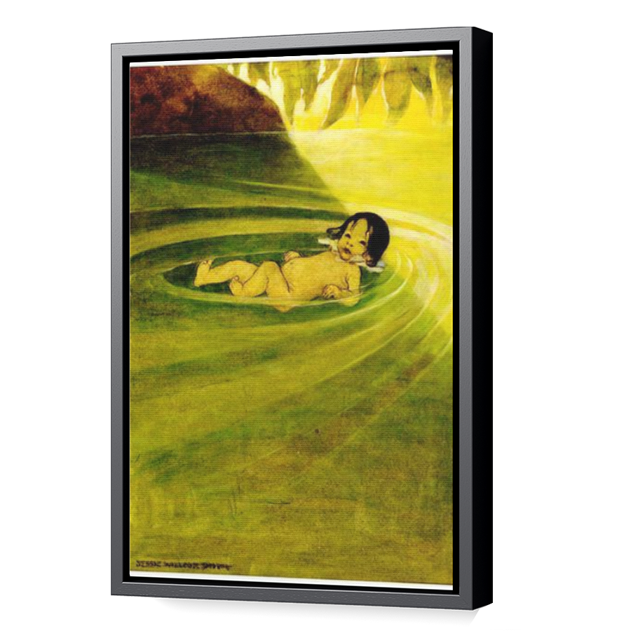 Thumbnail for Canvas - Black Floating Frame