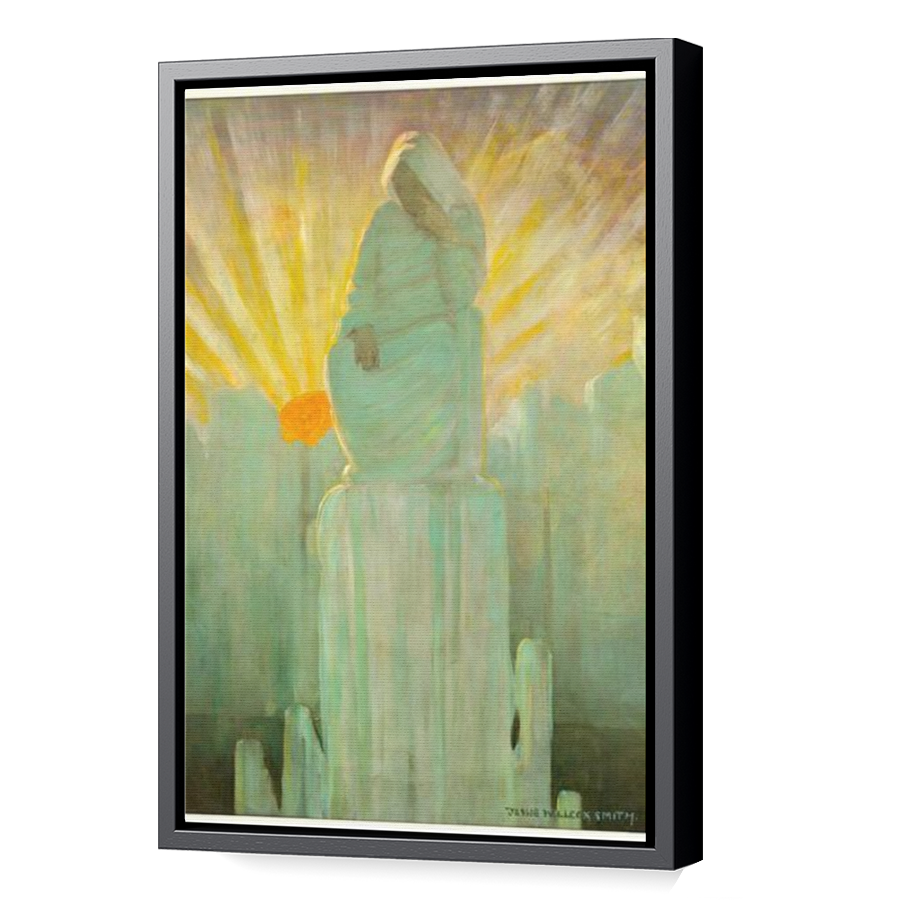 Thumbnail for Canvas - Black Floating Frame