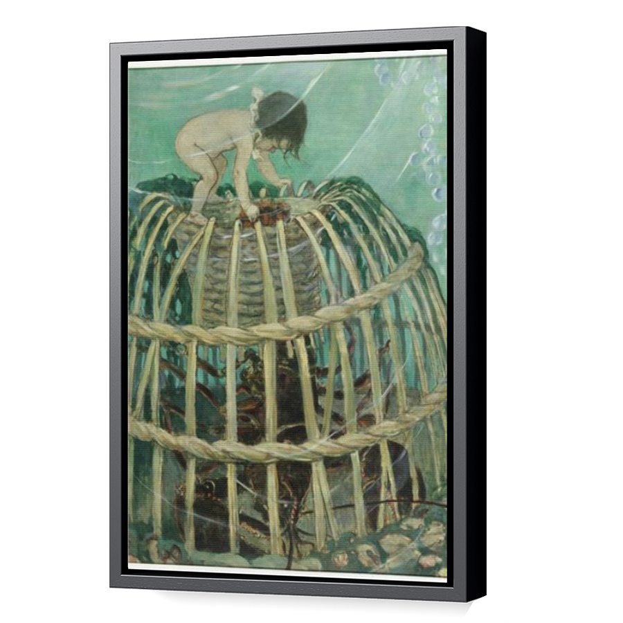 Thumbnail for Canvas - Black Floating Frame