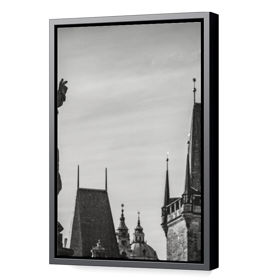 Thumbnail for Canvas - Black Floating Frame