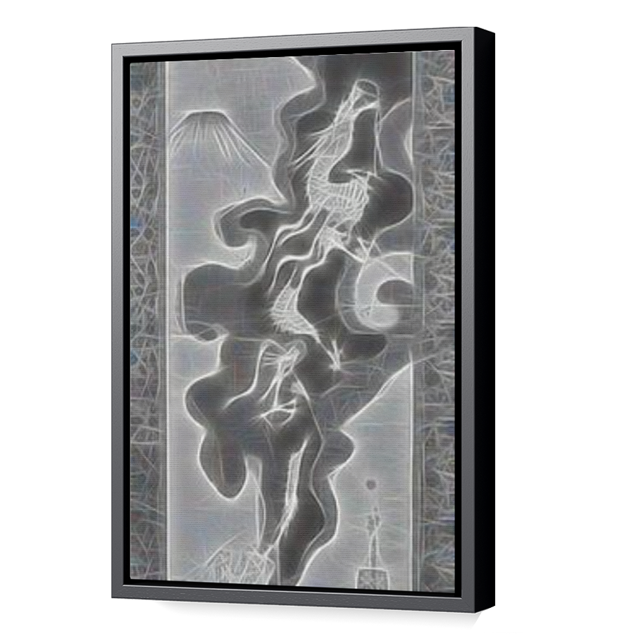 Thumbnail for Canvas - Black Floating Frame