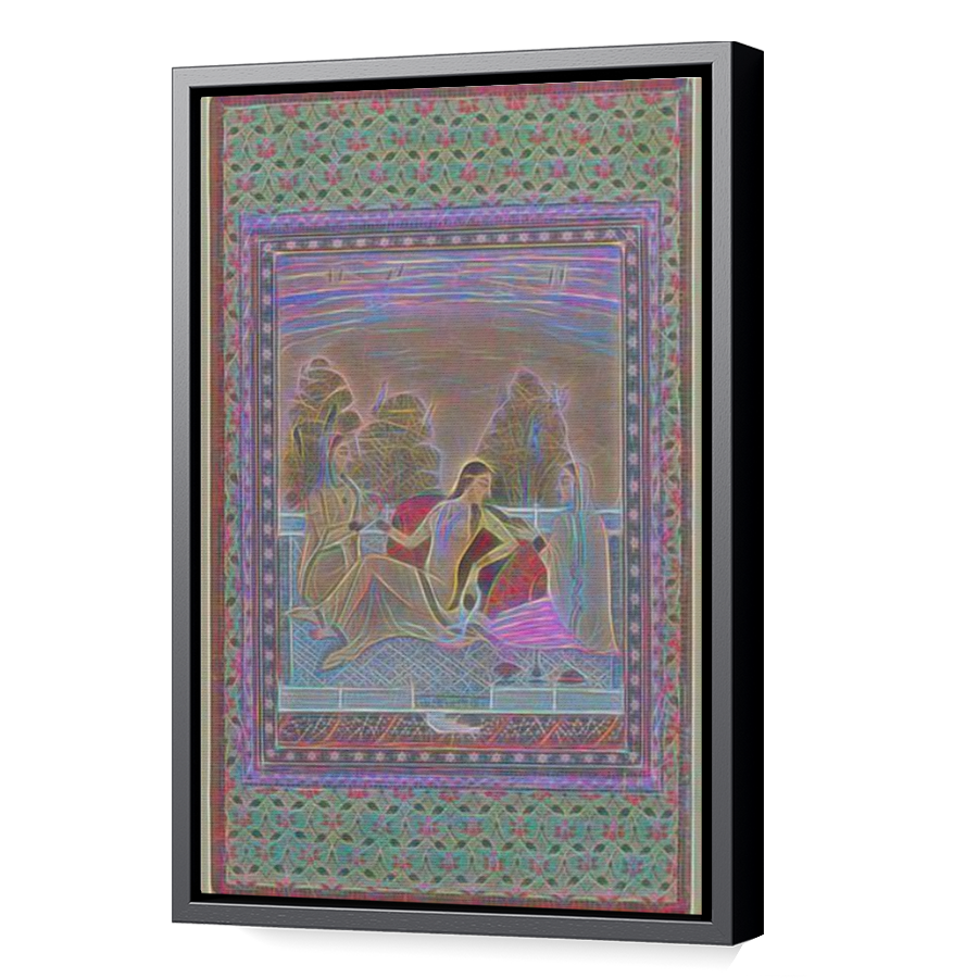 Thumbnail for Canvas - Black Floating Frame