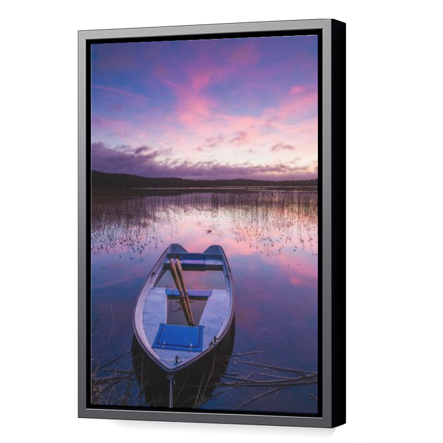 Thumbnail for Canvas - Black Floating Frame