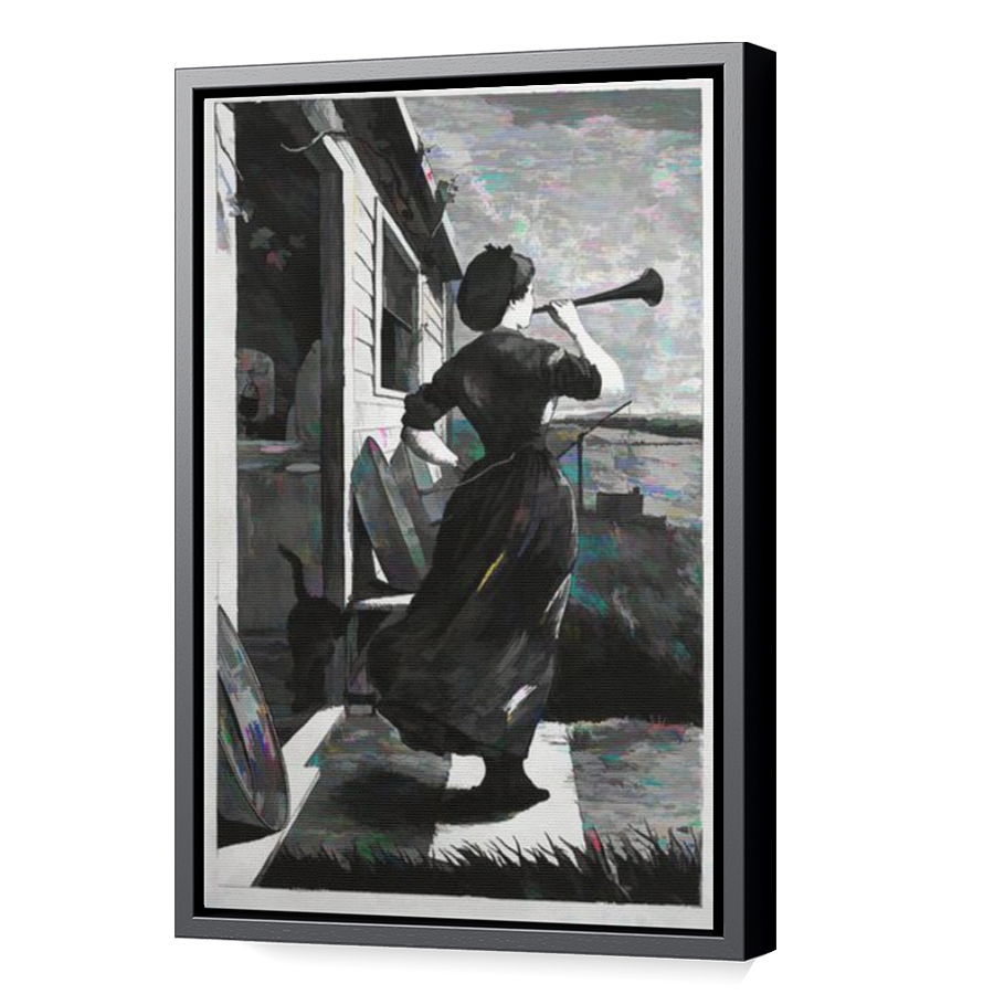 Thumbnail for Canvas - Black Floating Frame