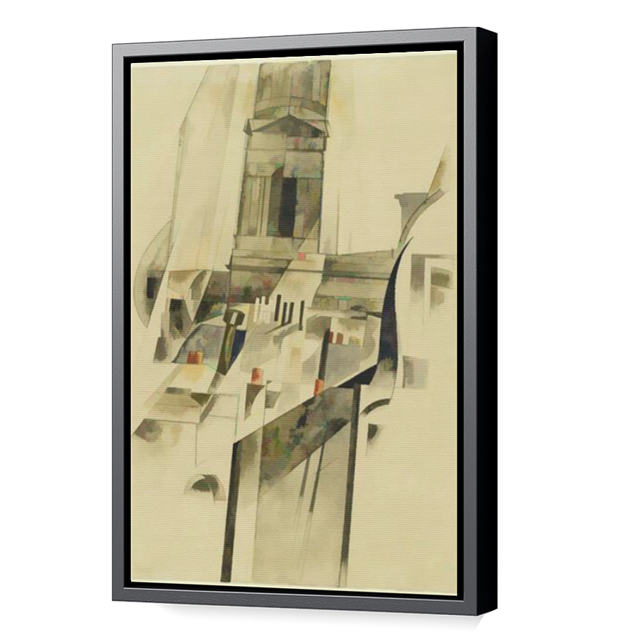 Thumbnail for Canvas - Black Floating Frame
