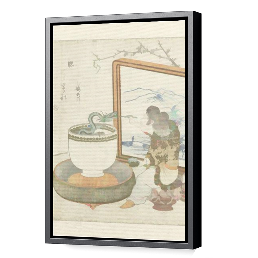 Thumbnail for Canvas - Black Floating Frame