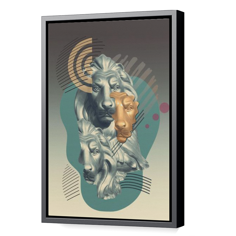 Thumbnail for Canvas - Black Floating Frame
