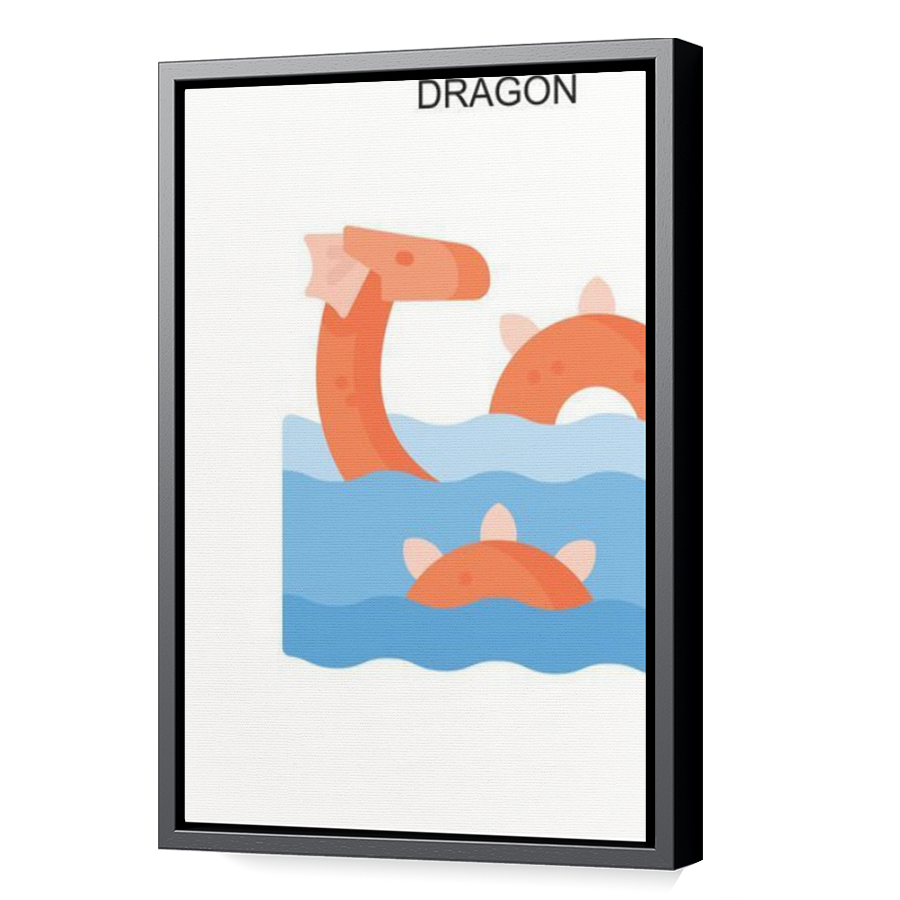 Thumbnail for Canvas - Black Floating Frame