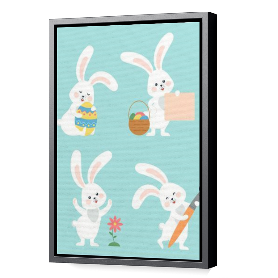 Thumbnail for Canvas - Black Floating Frame
