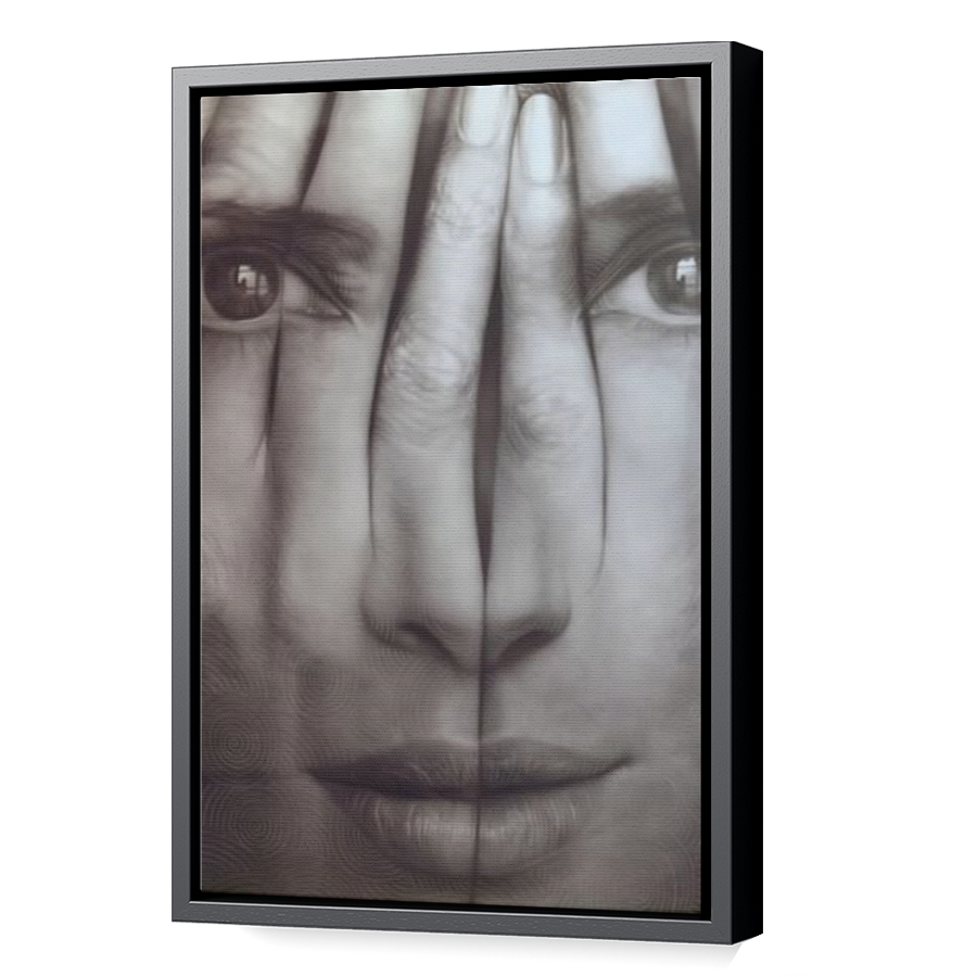 Thumbnail for Canvas - Black Floating Frame