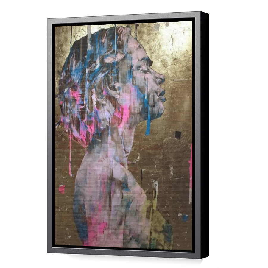 Thumbnail for Canvas - Black Floating Frame