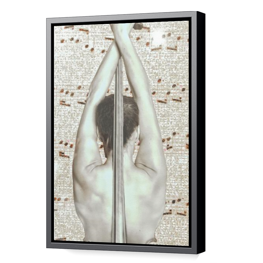 Thumbnail for Canvas - Black Floating Frame