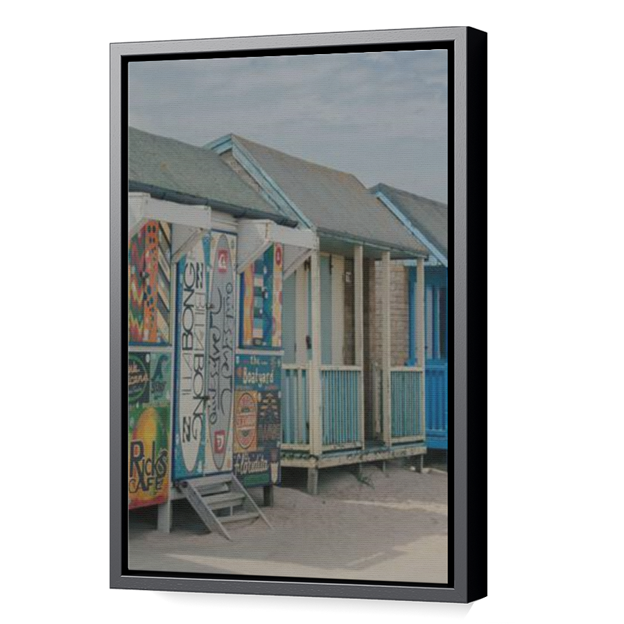 Thumbnail for Canvas - Black Floating Frame
