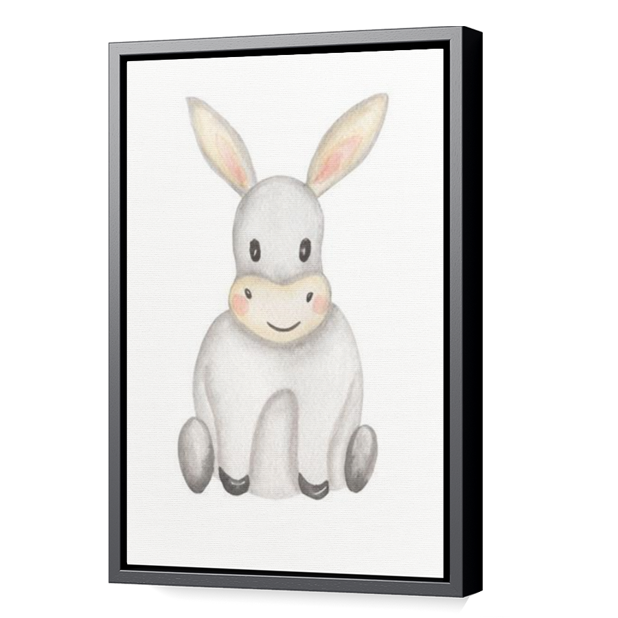 Thumbnail for Canvas - Black Floating Frame