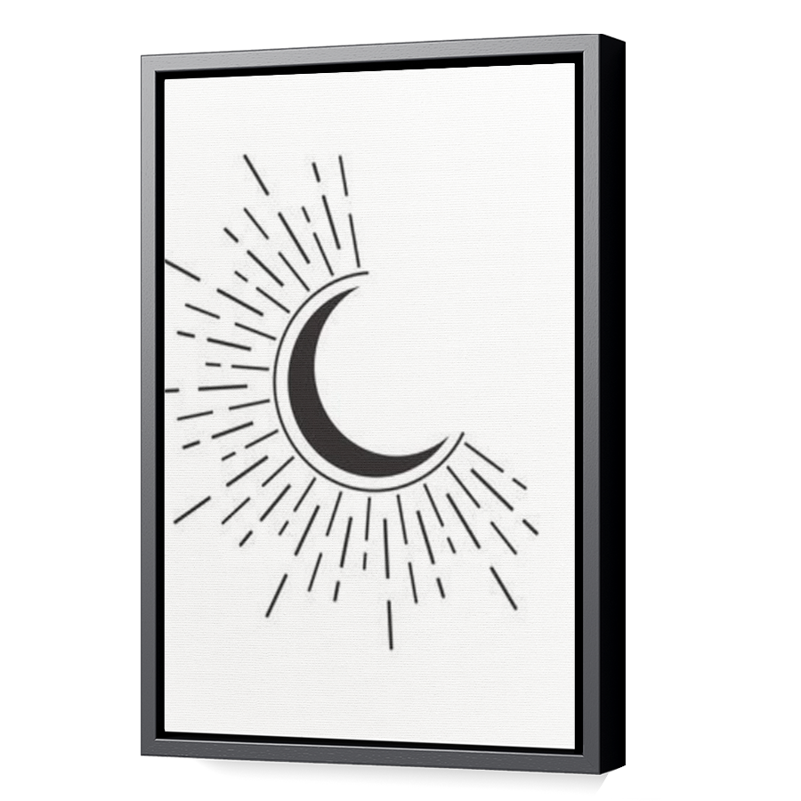 Thumbnail for Canvas - Black Floating Frame