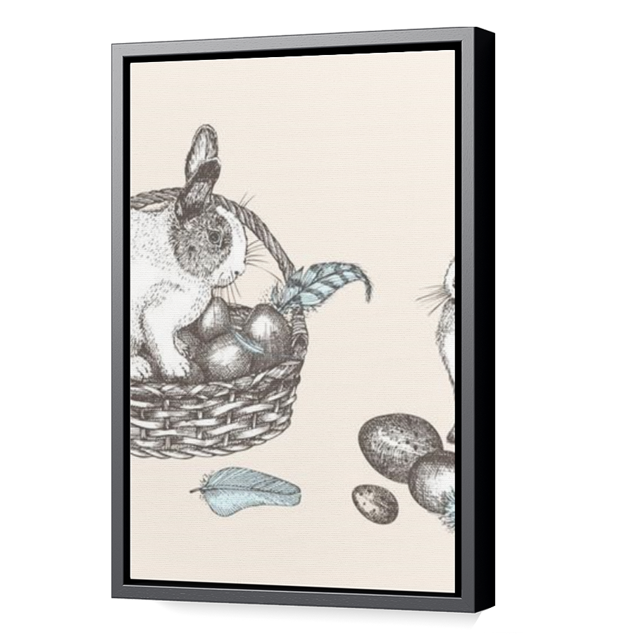 Thumbnail for Canvas - Black Floating Frame