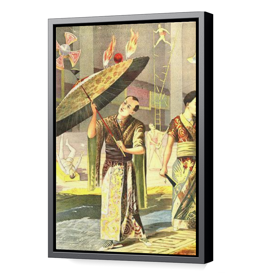Thumbnail for Canvas - Black Floating Frame